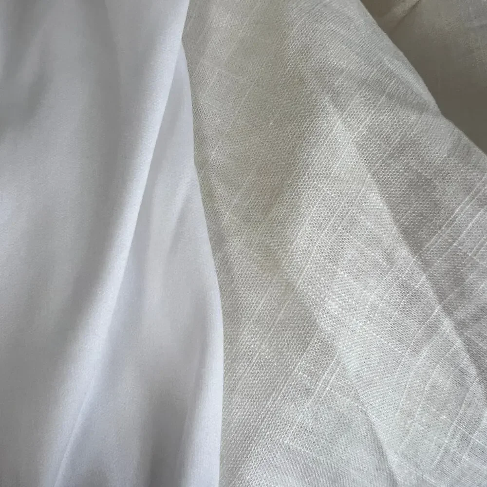 Art Class Girls' White Smocked Button-Front Dress - Size XXL - NWT